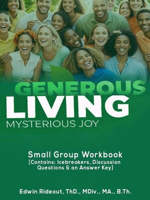 cover image of Generous Living: Mysterious Joy (Small Group Workbook)